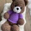 Personalizēts lācēns ''Kakao + violets''