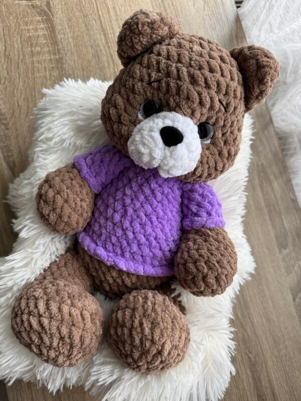 Personalizēts lācēns ''Kakao + violets''