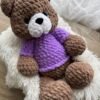 Personalizēts lācēns ''Kakao + violets''