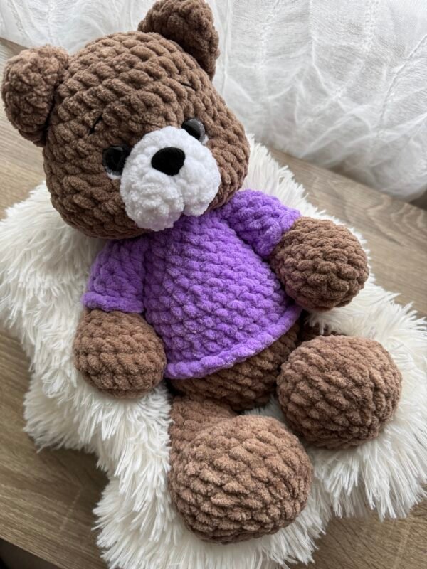 Personalizēts lācēns ''Kakao + violets''