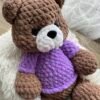 Personalizēts lācēns ''Kakao + violets''