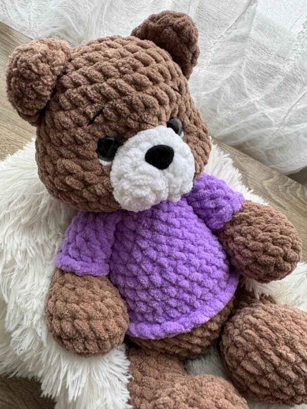 Personalizēts lācēns ''Kakao + violets''